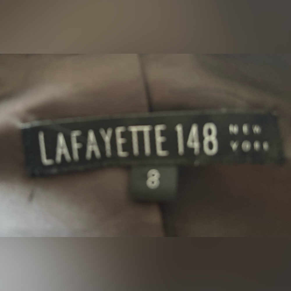 Lafayette 148 New York Dark Brown Suede Jacket made in USA! - Picture 3 of 5
